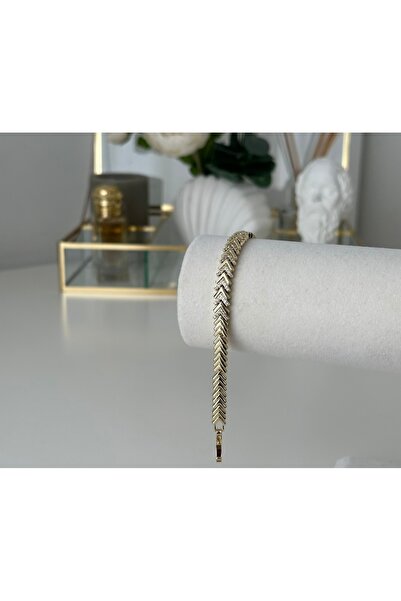 ba bael atelier Bael Atelier Taşlı Balıksırtı Bileklik