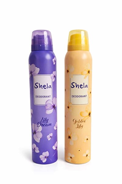 SHELA Lily Dream ve Golden Lily Kadın Deodorant Seti 2x150 ml