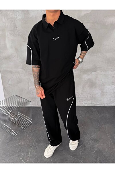 Mio Boutiques Piped Tracksuit Set T-Shirt Pants