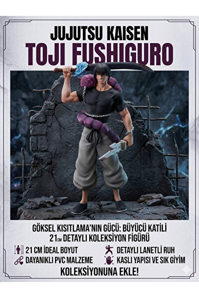 KOLAYEV Anime Toji Fushiguro Figürü 21 Cm