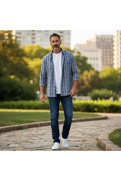 ALMİNA Classic 100% Cotton Men's Shirt