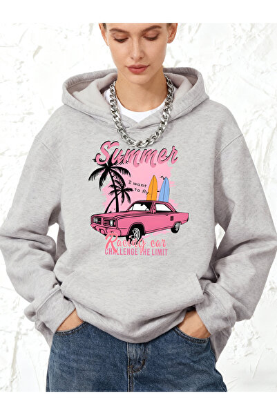 NOISSEY Race Car Challenge Limit Editions cu glugă pentru bumbac femei Runnin...