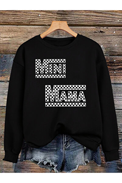 NOISSEY Μίνι μπλουζάκια Mamaprinting Φθινοπωρινά Χειμερινά Άνετα με κουκούλα ...