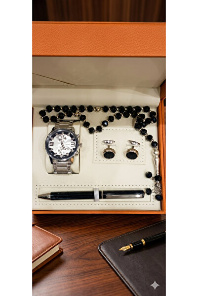 Other Luxury Men's Gift Set – Watch, Pen, Cufflinks, and Prayer Beads | Unpar...