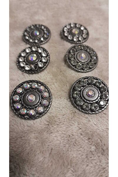 ILCARE Metal Button 36 Size 22 mm 6 Pieces