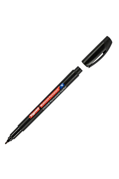 OHP Permanent (Acetate) Pen M Black x 12 Pieces