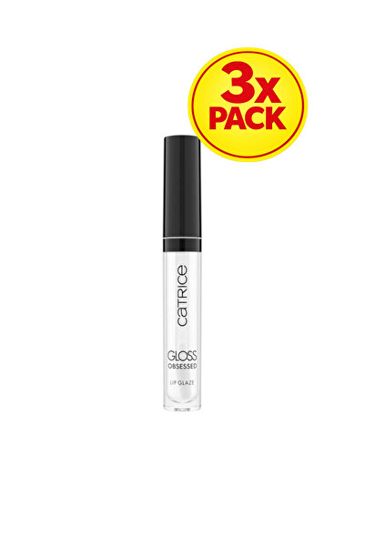 Catrice 3x PACHET Luciu de buze, 010 Gloss Therapy, Gloss Obsessed, 2.5 ml,