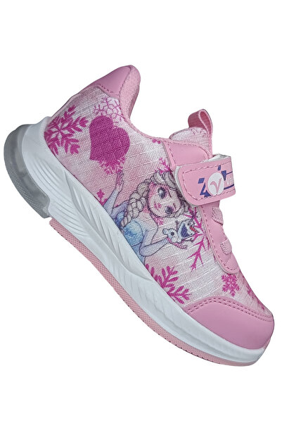 VALENT (26-30) Kız Çocuk Işıklı Karlar Ülkesi Elsa ve Olaf Desenli Kaydırmaz ...