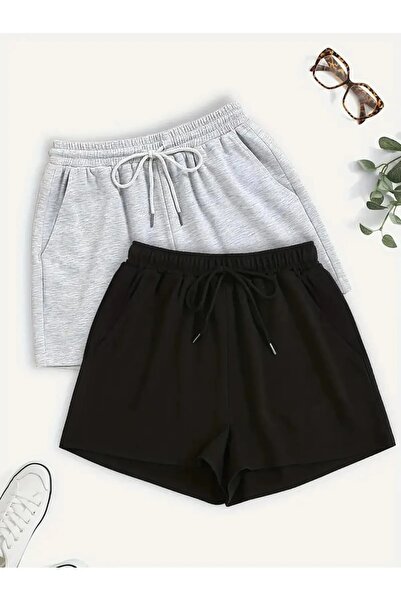 TORUK MAKTO 2-Pack Unisex Regular Comfortable Fit Combed Cotton Shorts