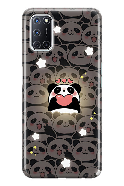 FLAMENKO حافظة هاتف شفافة لطيفة متوافقة مع هاتف اوبو A52 / A72 / A92 من سيمري...