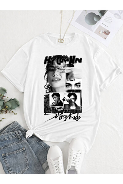 barsdepo Μπλουζάκι Hyunjin Stray Kids με τύπωμα , Ποιότητα PREMIUM Unisex για...