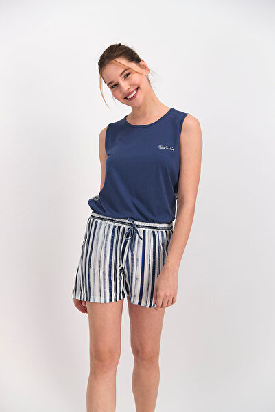 Serena Women's pajamas, sleeveless t-shirt and shorts with Stretchy and draws...