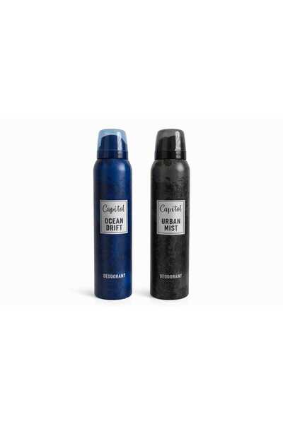 Capitol Ocean Drift - Urban Mist Erkek Deodorant Seti 2x200 ml