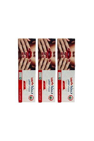 Fan Red nail henna, 6 grams, 3 pieces