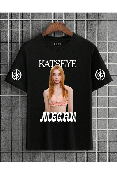 lovver Μπλουζάκι Katseye Group Megan Ειδικού Σχεδιασμού Κορυφαίας Ποιότητας Α...
