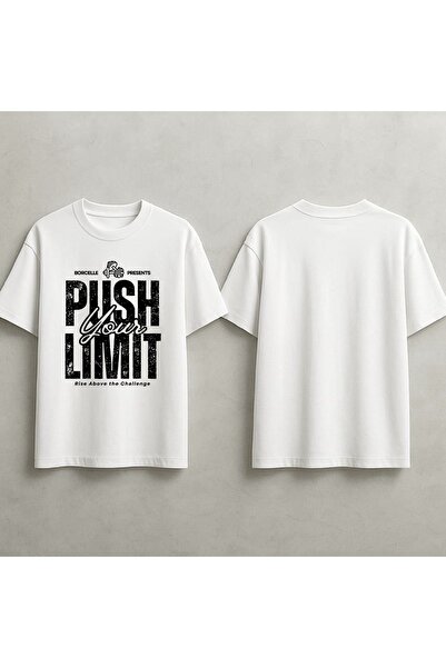 ELFERA Μπλουζάκι Unisex με στάμπα PUSH LIMIT