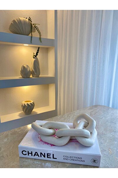 Tuge Home Zincir 5’Li Seramik – Kum Beji