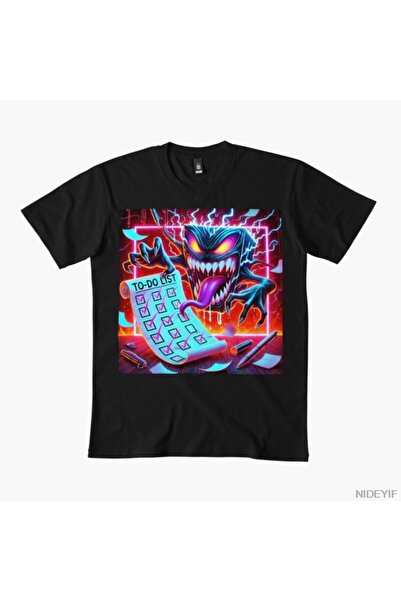 Flood Of Style Λίστα εκκρεμοτήτων Devil T-shirt 100% P Βαμβάκι u T-shirts για...