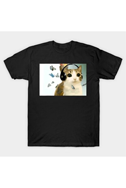 Flood Of Style Μπλουζάκι Cat Owl Cursed Internet Meowl Meme για άνδρες Γυναικ...