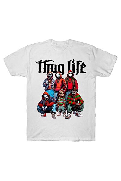 Flood Of Style Μπλουζάκια Thug Life Χαρακτήρες τρόμου Killer Squad Ανδρικό μπ...