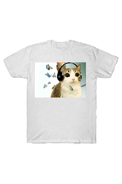 Flood Of Style Μπλουζάκι Cat Owl Cursed Internet Meowl Meme για άνδρες Γυναικ...