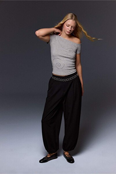 DeFacto Pantaloni Balloon Fit cu talie normală G9508AX26SP