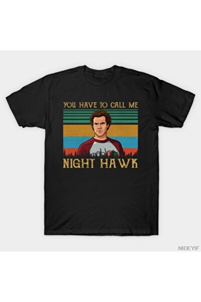 Flood Of Style Καλέστε με από το όνομα μου Night Hawk T-shirt 100% P Βαμβάκι ...