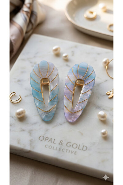 Lotus luxury İkili Klips Toka (7CM)