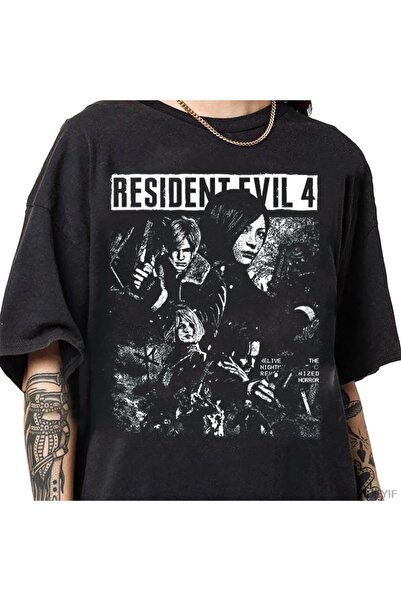 Flood Of Style Resident Evil 4 Biohazard Game tricou Tricou 100% bumbac pentr...