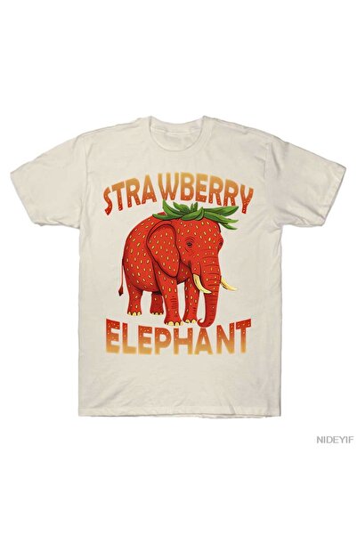 Flood Of Style Kids Meme Italian Brainrot Strawberry Elephant T-Shirt for Men...