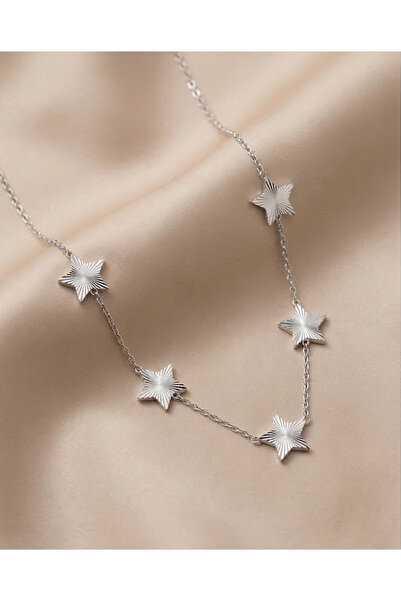 HOSBUTIK Steel tarnish-resistant star necklace