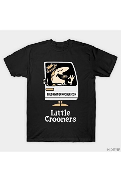 Flood Of Style Tricou cu mânecă scurtă The Driving Crooner Cartoon tricou 100...