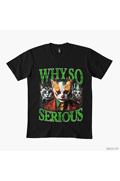 Flood Of Style Γιατί τόσο σοβαρά συνέχεις το πρόβλημα Jonkler Cat Meme T-shir...