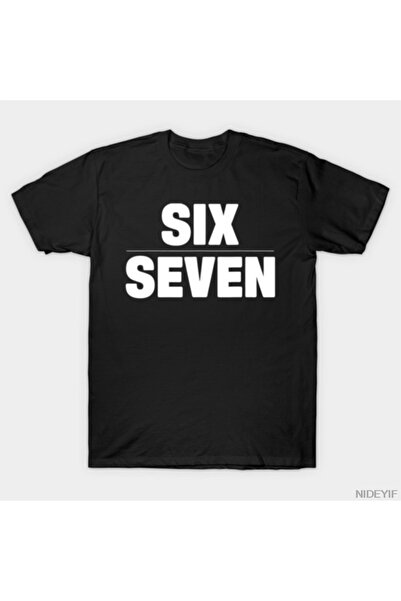 Flood Of Style ستايل سيكس سيفن 6 7 تي شيرت رجالي نسائي 100% قطن قطن قطع تي شي...