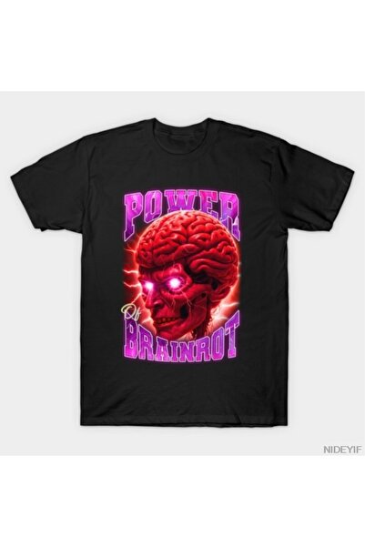 Flood Of Style Brainrot Power tricou 100% pentru bărbați, femei, tricouri bum...