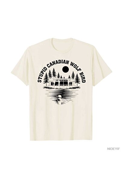 Flood Of Style Silly Canada Wolf Bird Sarcastic Animal T-Shirt for Men Women ...