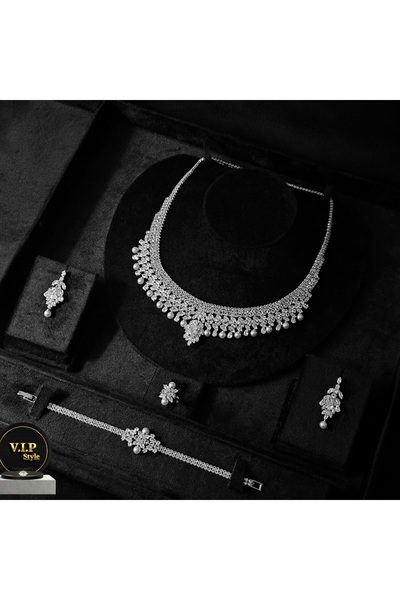 jewelrystore Luxury Zircon Accessory Set