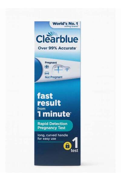 clear blue اختبار الحمل كليربلو للكشف السريع، اختبار واحد
