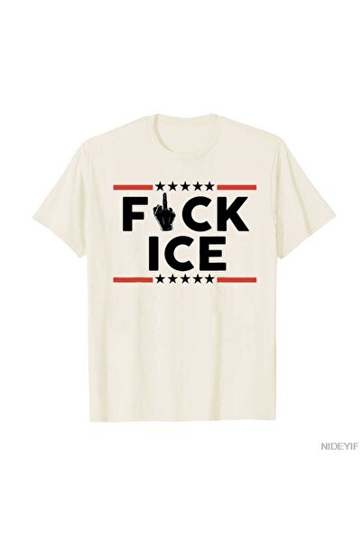 Flood Of Style Funny F Ice No Human Is Illegal Tricouri tricou 100% pentru bă...