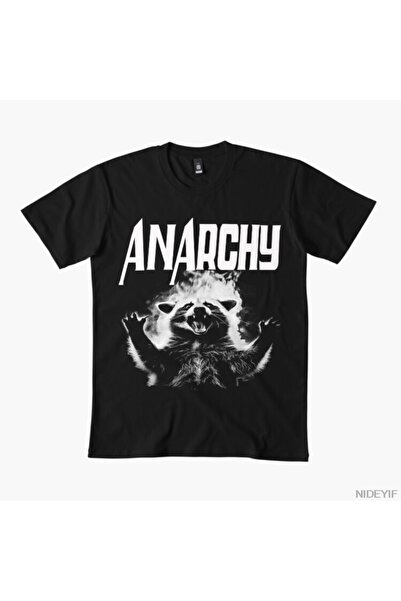 Flood Of Style Anarchy Raccoon Funny Strange Awfully Strange Specific Meme T-...