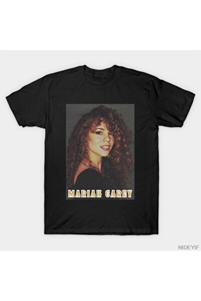 Flood Of Style تي شيرت ماريا كاري للرجال والنساء 100% قطن قطعة تي شيرت بأكمام...