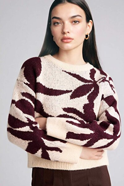 DeFacto Πλεκτό πουλόβερ με σχέδια H2985AX26SP