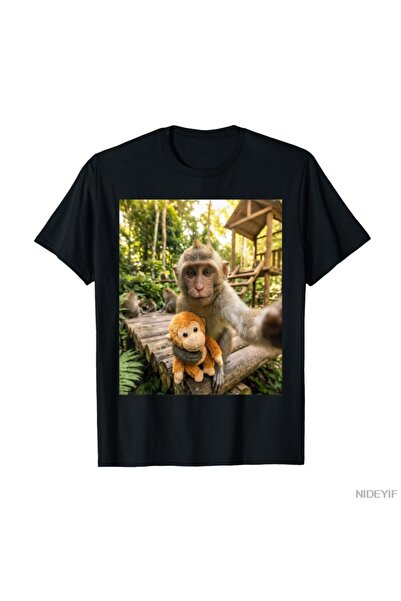 Flood Of Style Baby Monkey Fist Team Funny Selfie Meme T-Shirt for Men Women ...