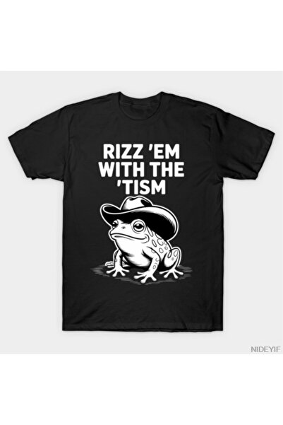 Flood Of Style تي شيرت مضحك بطبعة ضفدع للرجال والنساء 100% قطن تي شيرت قصير