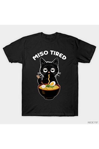 Flood Of Style تي شيرت ميسو يورجن رامين كاتيكي مضحك ياباني للرجال والنساء 100...