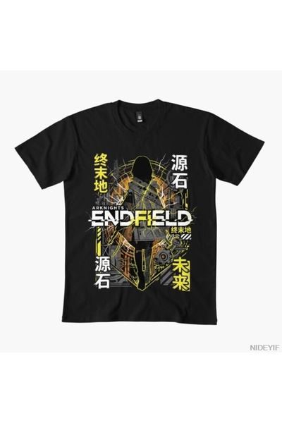Flood Of Style Arknights Endfield Factory Grows Up Meme T-shirt για άνδρες Γυ...