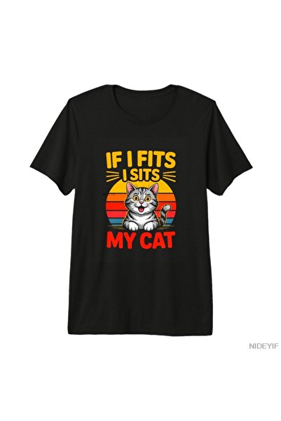 Flood Of Style Αν ταιριάζει, κάντε κράτηση για το T-Shirt Cat Funny Cat Lover...
