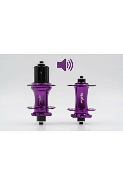 heugers Trial RAPTOR 32H Mor Bisiklet Göbek Seti – MTB Jant Göbeği, QR & Thru...