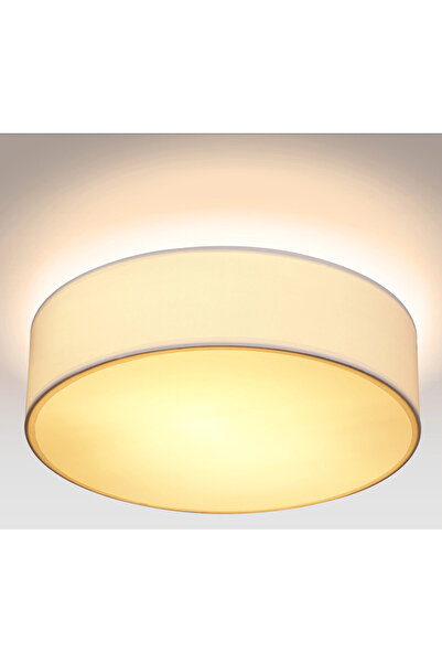 monzana Φωτιστικό οροφής, 2 λαμπτήρες, λευκό, Ø38cm