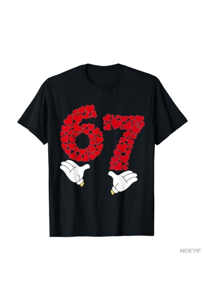 Flood Of Style Ziua Îndrăgostiților Six Seven 6 7 Meme Hand Red Heart 67 Tric...